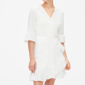 Gap White Eyelet White Dress